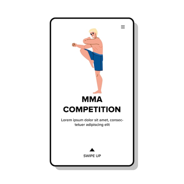 Mma competition vector