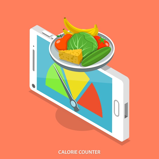 Mobile calorie counter.