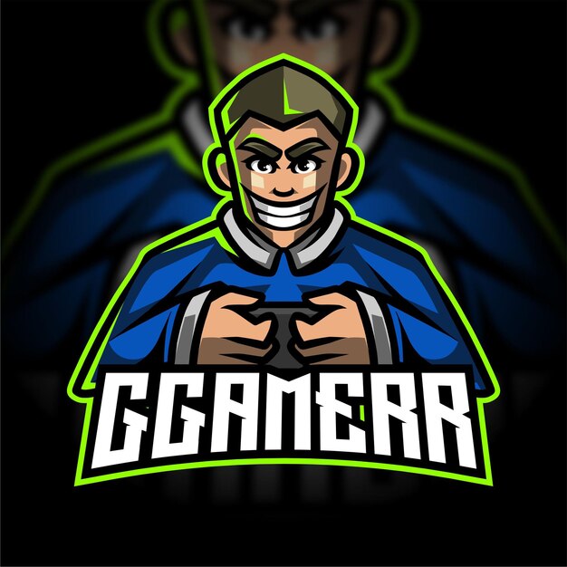 Mobile gamer esport gaming logo