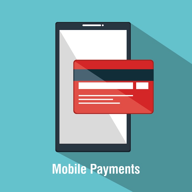 Mobile payments concept icon