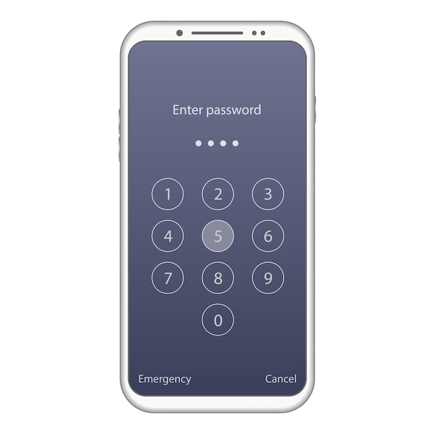 Mobile phone number password