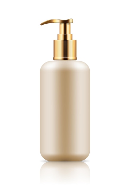 Vector mockup of bottle with dispenser