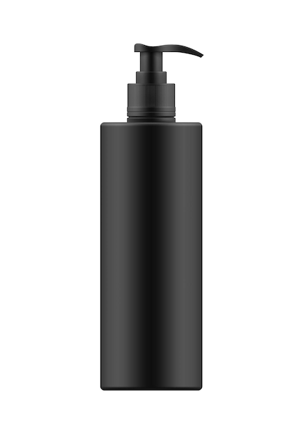 Vector mockup of bottle with dispenser