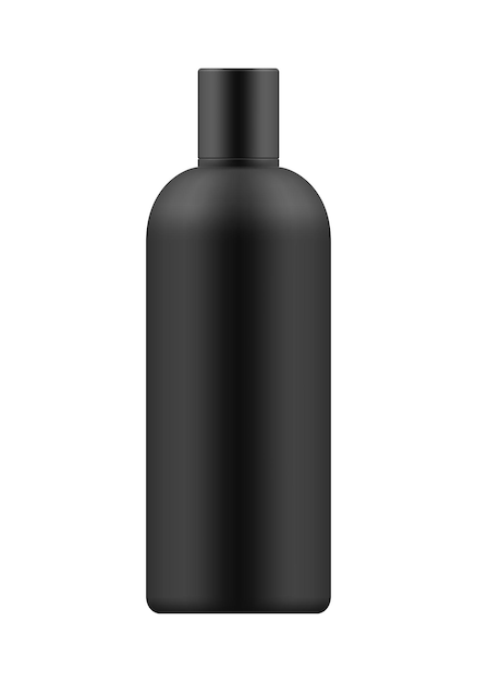 Mockup plastic bottle for shampoo