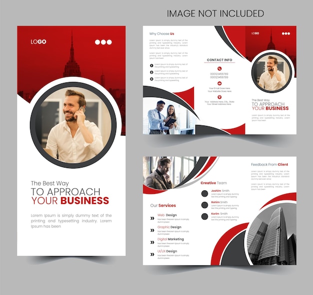 moden creative brochure design template