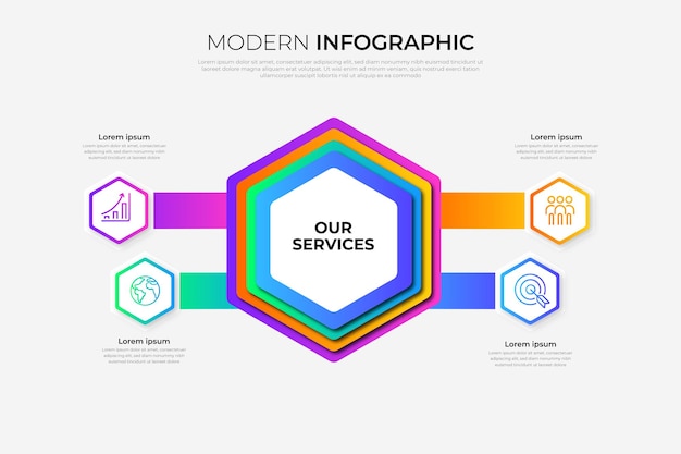 Modern 3d Business Infographics