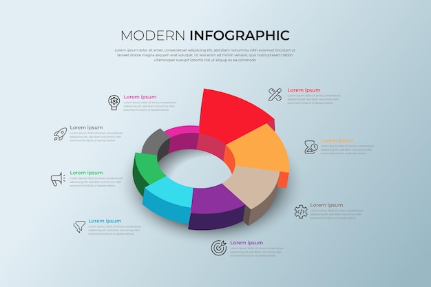 Modern 3d Business Infographics