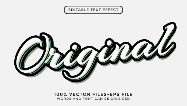 Modern 3d graffiti style text effect Premium Vectors