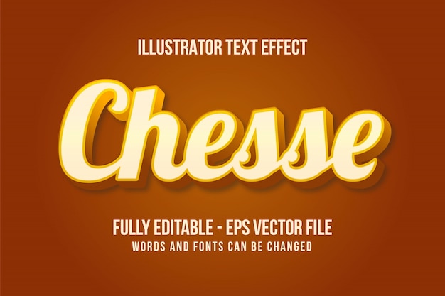 Modern 3D text effect editable font effect