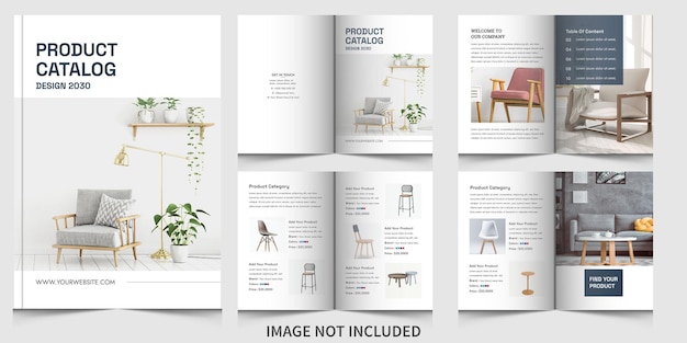 modern a4 product catalog design template minimalist brochure template with modern concept and minim