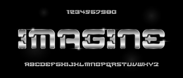 Modern abstract alphabet font. typography urban style fonts for technology, digital, movie, logo design