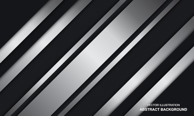 Modern abstract background black dop and silver color