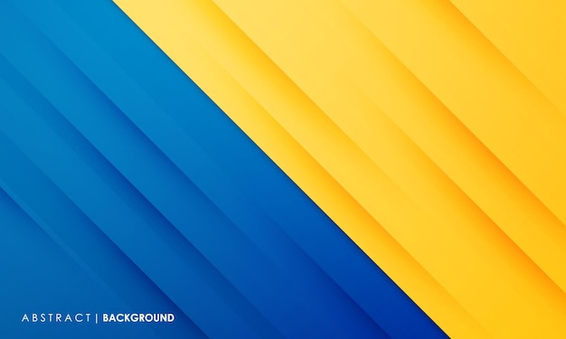 Modern abstract background blue and yellow color