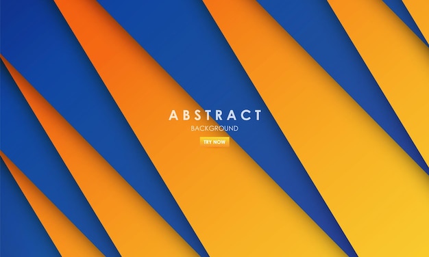 Modern abstract background blue and yellow color