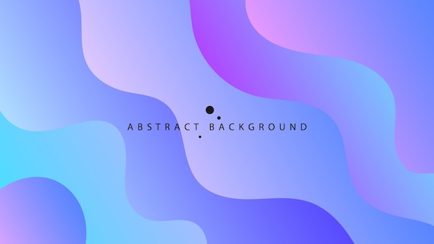 Modern Abstract Background Fluid Liquid Wave Lines and Purple Blue Purple Gradient Color