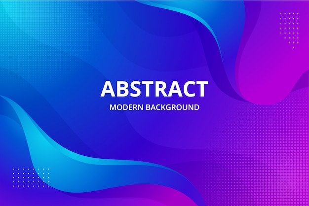 Modern abstract background wallpaper in vibrant blue purple pink color