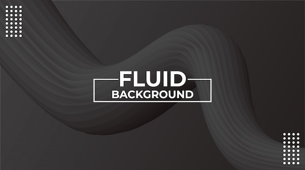 Modern abstract background with 3d fluid shapes