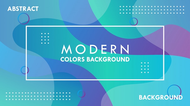 Modern abstract background with wave shapes