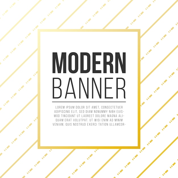 Modern abstract banner 