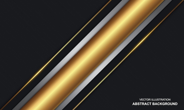 Vector modern abstract black and golden luxury background