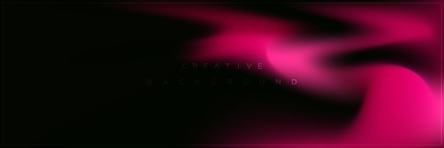 Modern abstract black purple banner gradient background design