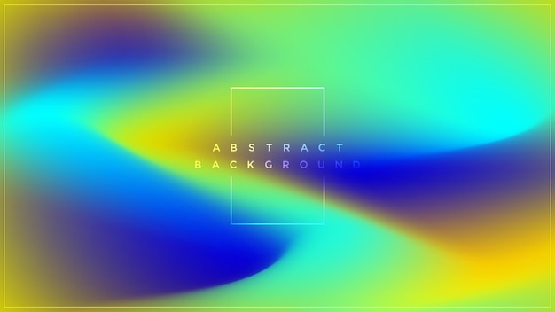 Modern abstract blue yellow gradient  background design