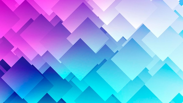 Modern abstract colorful gradient background with rhombuses squares