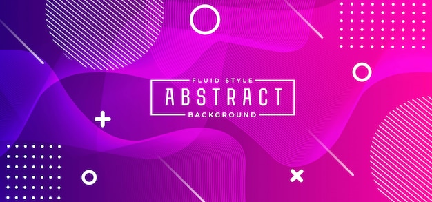 Modern Abstract Fluid Background