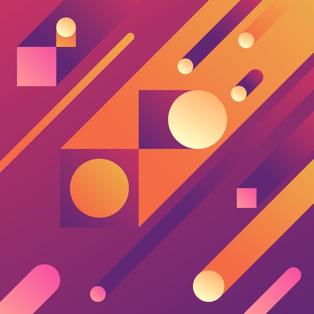 Modern abstract geometric gradient background.