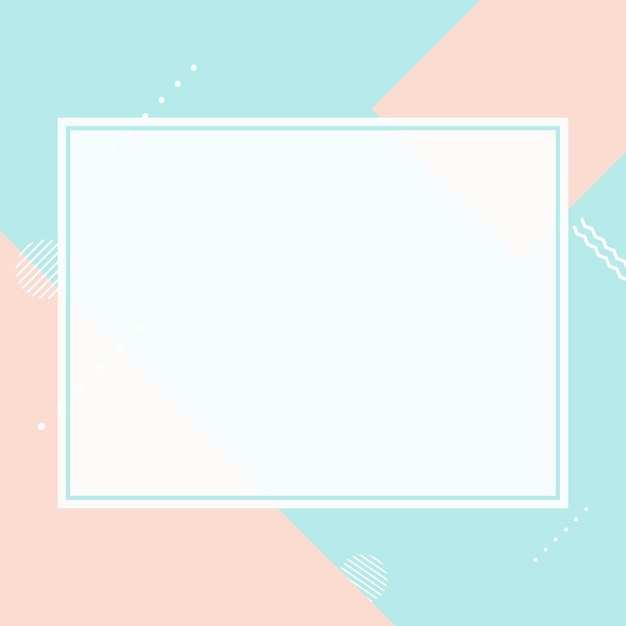 Modern abstract geometric pastel social media and notepad background