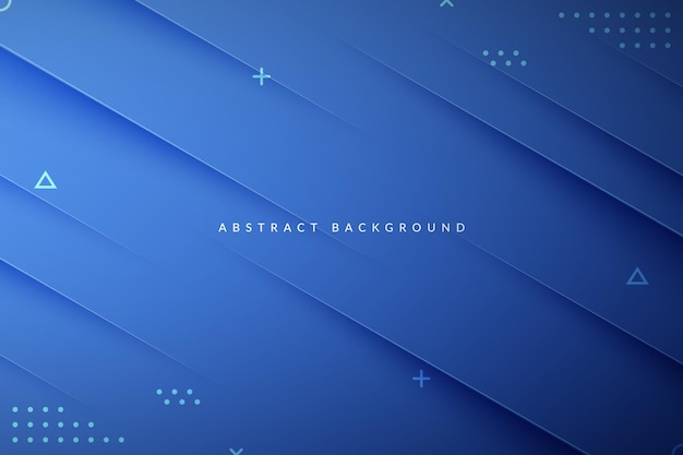 Modern abstract gradient blue background