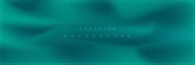 Modern abstract green gradient banner background design