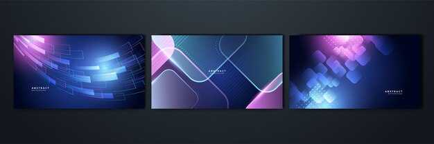 Vector modern abstract highspeed movement dynamic motion light trails with motion blur effect on dark background futuristic technology pattern for banner or poster design