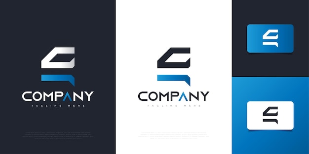 Modern and Abstract Letter E Logo Design Template. Graphic Alphabet Symbol for Corporate Business Identity