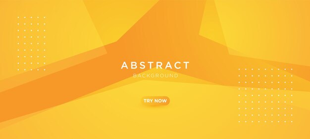 Modern abstract orange and yellow gradient geometric background