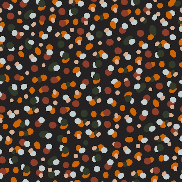 modern abstract polka dots seamless pattern