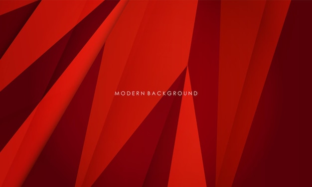 Modern abstract red color background