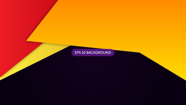 Modern Abstract Red Yellow Purple Background EPS 10 Free Vector