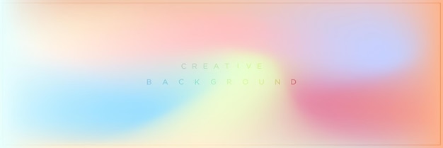 Modern abstract soft color banner gradient background design