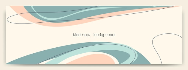 Vector modern abstract vector backgroundsminimal trendy style various shapes set up design templates