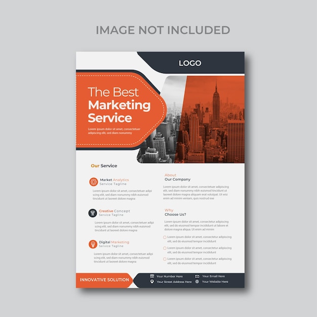 Modern agency flyer design template Corporate Design Template in corporate business flyer