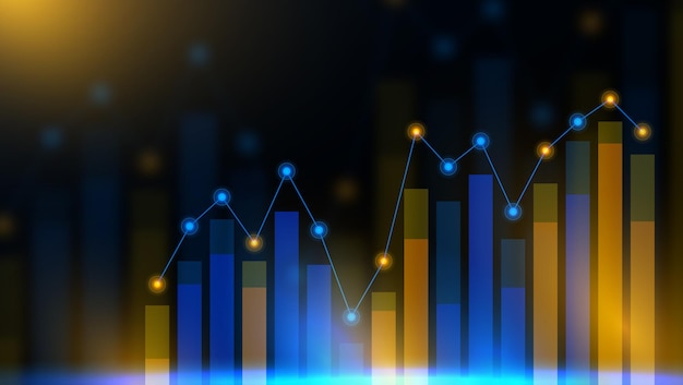 Modern analysis data technology concept