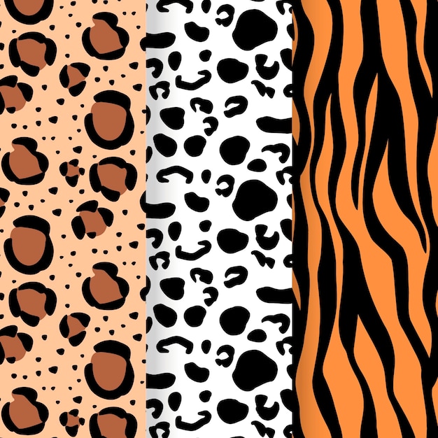 Modern animal print pattern collection