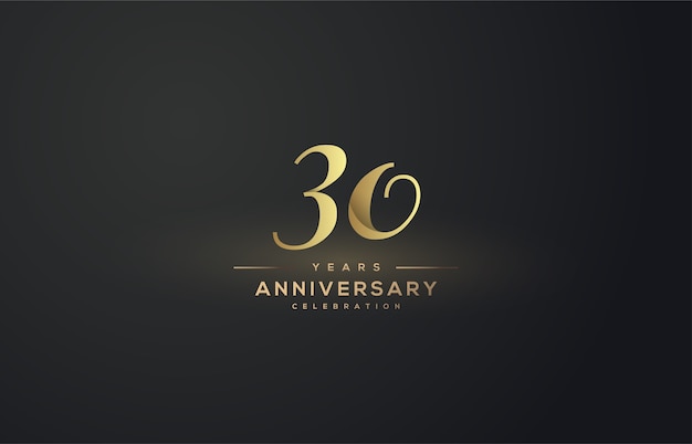 Modern anniversary emblem design