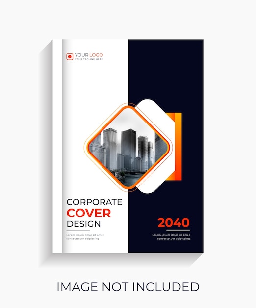 Modern Annual Report Business Book Cover Design Template