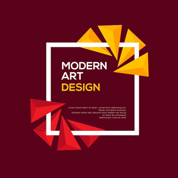 Vector modern art design 