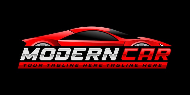 Modern Automotive car logo design