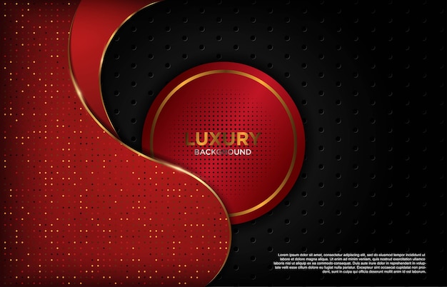 Modern background with red dynamic shape