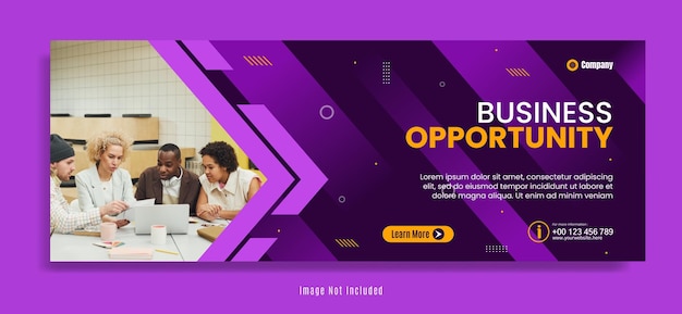 Modern banner template design for business webinar