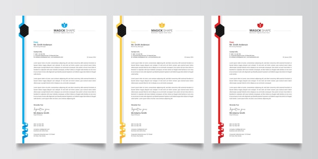 Modern Bbusiness lLetterhead template